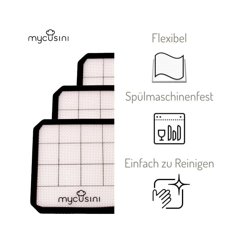 mycusini® Silikonmatte (3 Stück) - [3D Material-Shop] 