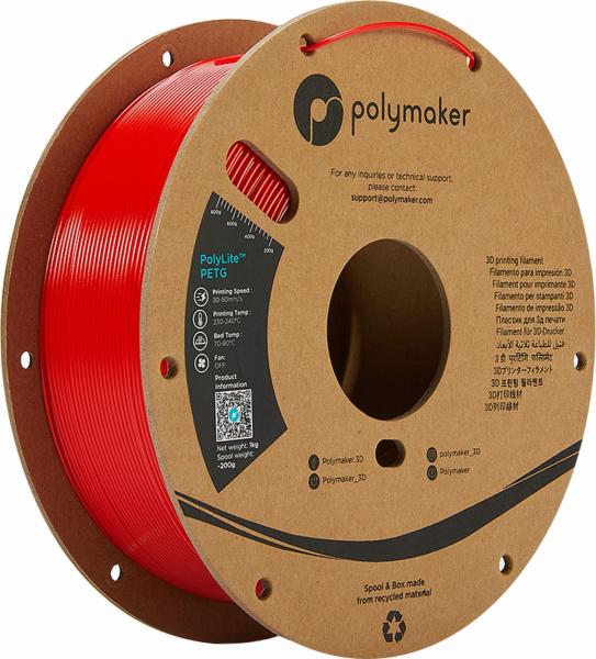 Polymaker - PolyLite™ PETG Filament 1,75mm 1000g - 3D Material-Shop 